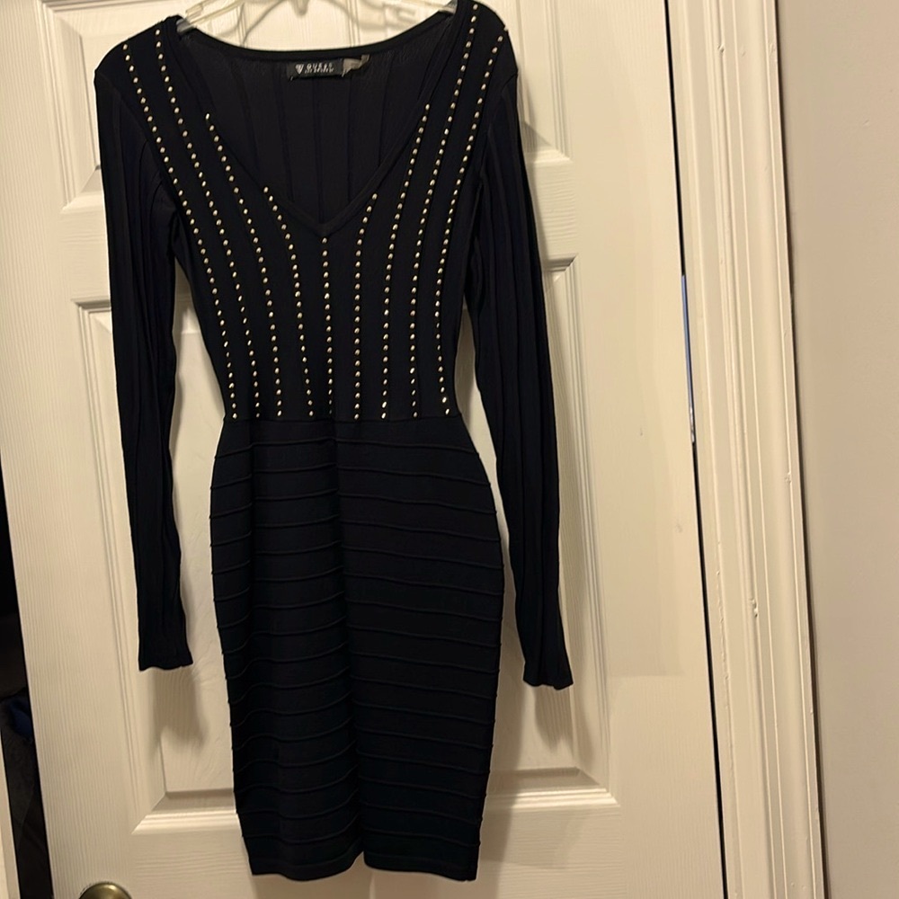 GUESS Los Angeles evening dress for special occasions and holidays.